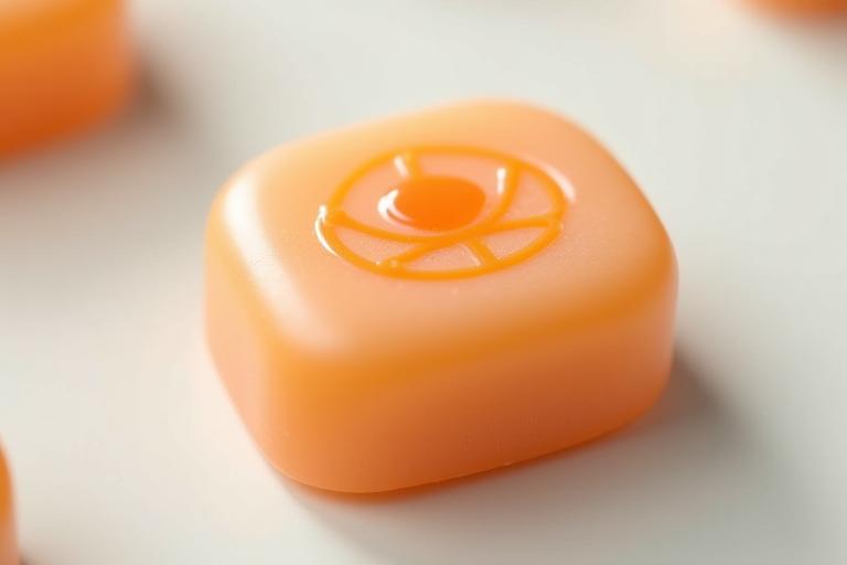 企業のロゴが入った記念の和菓子